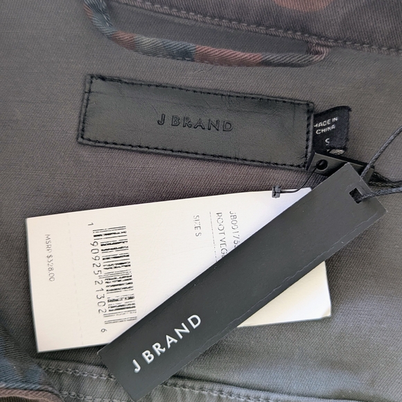 NWT J Brand Acamar Camouflag Trucker Jean Jacket Unisex S Demin - Picture 13 of 14